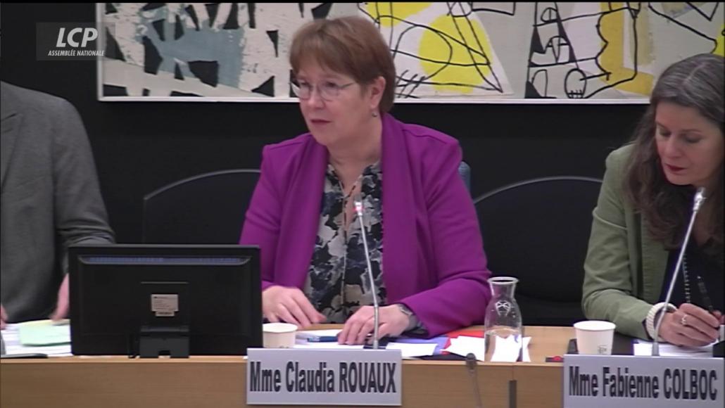 Claudia Rouaux, rapporteure de la proposition de loi visant à "renforcer "l'honorabilité dans le sport et la protection des mineurs". LCP