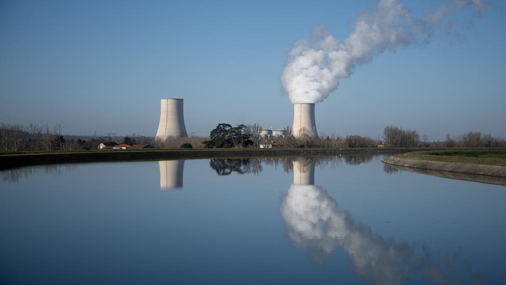 Centrale nucléaire de Golfech, dans le sud-ouest de la France. © Matthieu RONDEL / AFP