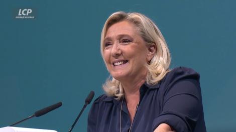 Marine Le Pen au Cap d'Agde, dimanche 18 septembre 2022