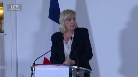 Marine Le Pen, le 25 janvier 2024. LCP