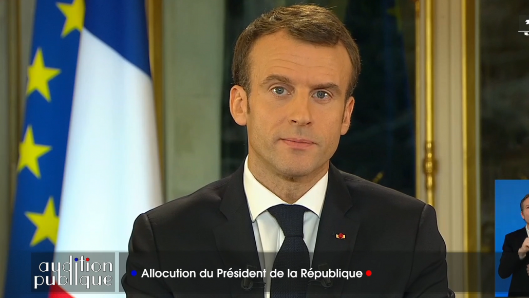 Couverture : Les réponses de Macron aux Gilets jaunes (après celles du gouvernement) Couverture : Les réponses de Macron aux Gilets jaunes (après celles du gouvernement)