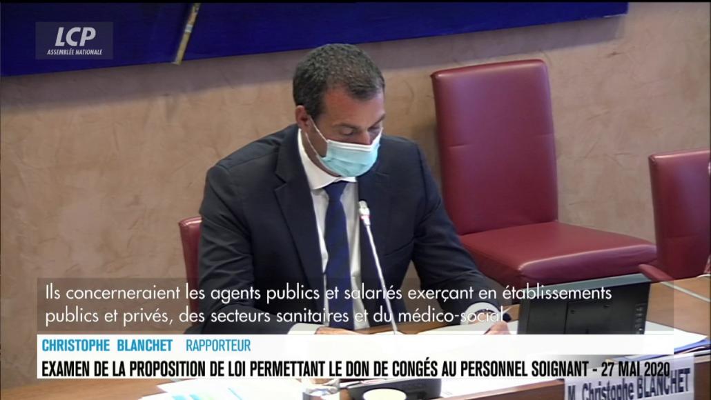 Don de congés aux soignants : le texte de la majorité adopté en commission Don de congés aux soignants : le texte de la majorité adopté en commission