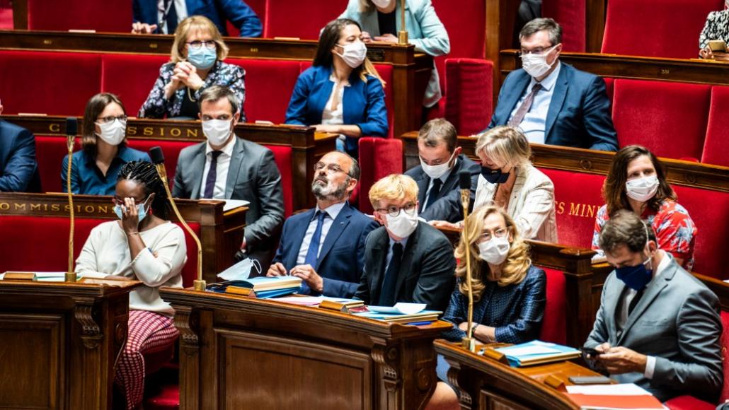 Edouard Philippe à l'Assemblée nationale, le 30 juin 2020. Xosé Bouzas / Hans Lucas / Hans Lucas via AFP