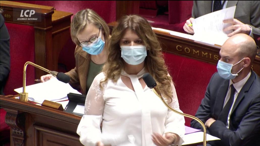 Marlène Schiappa, le 5 novembre 2020. Marlène Schiappa, le 5 novembre 2020.