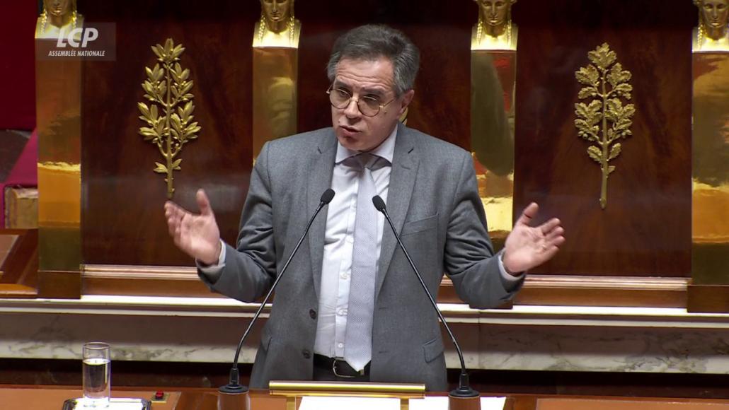 Frédéric Descrozaille, le 17 janvier 2023 à l'Assemblée nationale.
