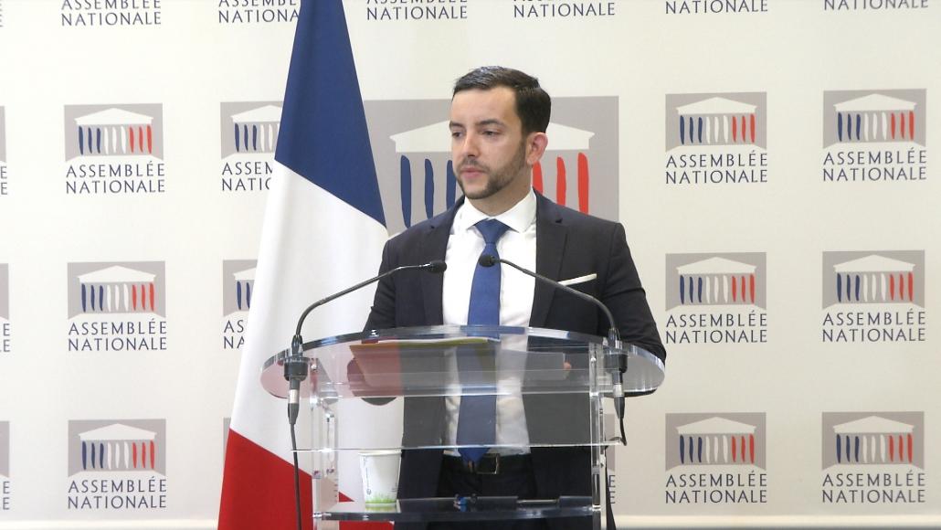 Jean-Philippe Tanguy à l'Assemblée nationale, le 1er juin 2023.