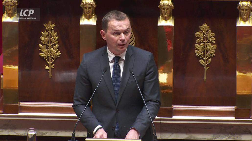 Olivier Dussopt à l'Assemblée nationale, le 25 septembre 2023. LCP Olivier Dussopt à l'Assemblée nationale, le 25 septembre 2023. LCP