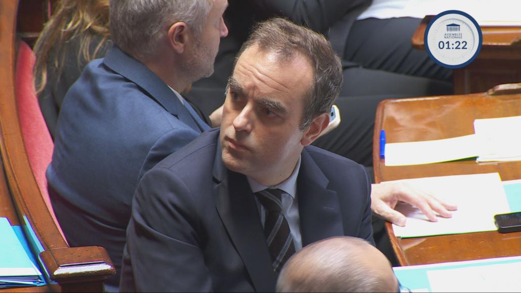 Sébastien Lecornu à l'Assemblée nationale, le 15 octobre 2025. (image LCP) Sébastien Lecornu à l'Assemblée nationale, le 15 octobre 2025. (image LCP)