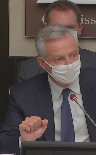Bruno Le Maire présente le plan de relance aux députés, le 3 septembre 2020 (LCP/Assemblée nationale)