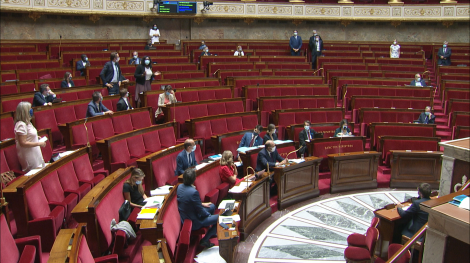 Débat dans l'hémicycle du projet de loi organique de réforme du Cese, le mercredi 16 septembre 2020.
