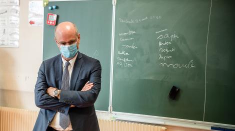 Jean-Michel Blanquer a défendu sa gestion de la crise sanitaire Jean-Michel Blanquer a défendu sa gestion de la crise sanitaire