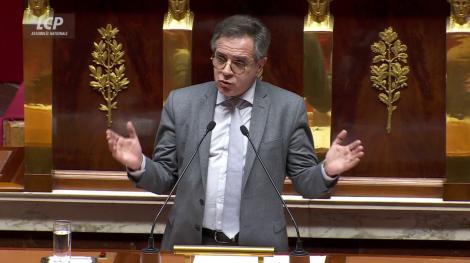 Frédéric Descrozaille, le 17 janvier 2023 à l'Assemblée nationale.