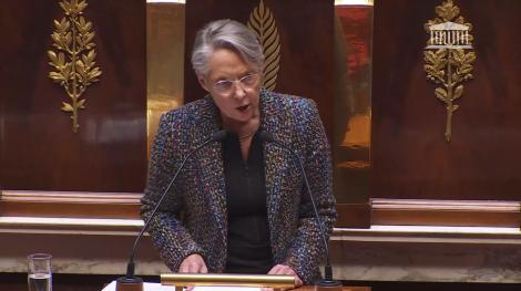 Elisabeth Borne annonce le recours au 49.3 sur la réforme des retraites.
