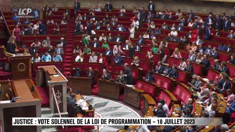 L'Assemblée a voté en première lecture la loi de programmation de la justice 18 juillet 2023 LCP